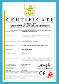 CE證書-按鈕開關(guān)